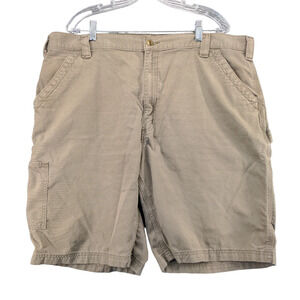 Carhartt Original Fit Chino Shorts Mens Size 42 Brown Beige B147 LBR